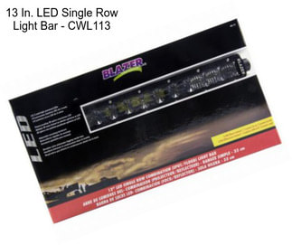 13 In. LED Single Row Light Bar - CWL113