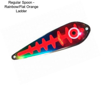 Regular Spoon - Rainbow/Flat Orange Ladder