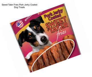 Sweet Tater Fries Pork Jerky Coated Dog Treats