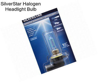 SilverStar Halogen Headlight Bulb