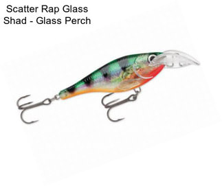 Scatter Rap Glass Shad - Glass Perch