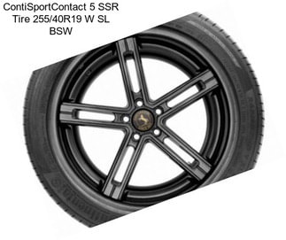 ContiSportContact 5 SSR Tire 255/40R19 W SL BSW