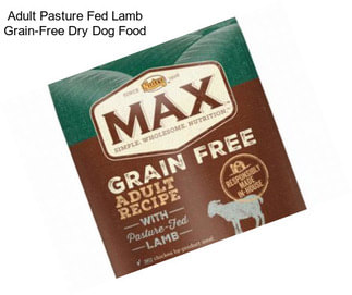 Adult Pasture Fed Lamb Grain-Free Dry Dog Food
