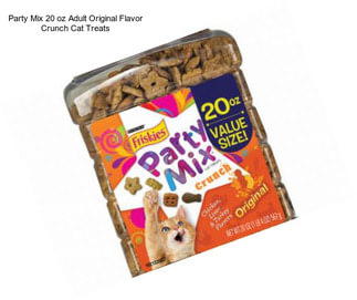 Party Mix 20 oz Adult Original Flavor Crunch Cat Treats