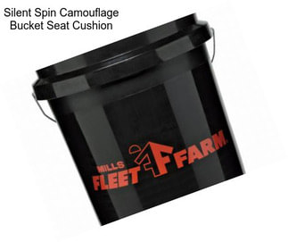 Silent Spin Camouflage Bucket Seat Cushion