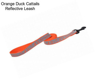 Orange Duck Cattails Reflective Leash