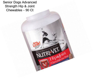 Senior Dogs Advanced Strength Hip & Joint Chewables - 90 Ct