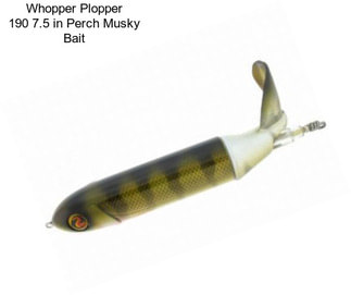 Whopper Plopper 190 7.5 in Perch Musky Bait