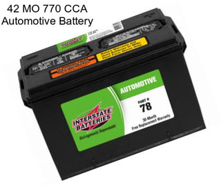 42 MO 770 CCA Automotive Battery