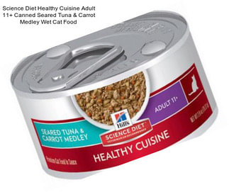 Science Diet Healthy Cuisine Adult 11+ Canned Seared Tuna & Carrot Medley Wet Cat Food