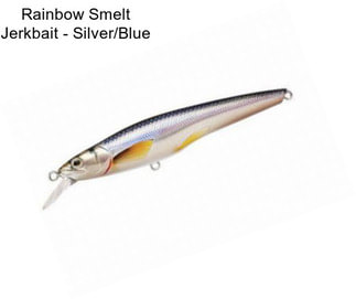 Rainbow Smelt Jerkbait - Silver/Blue
