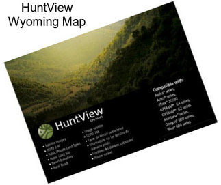 HuntView Wyoming Map