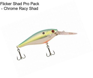 Flicker Shad Pro Pack - Chrome Racy Shad