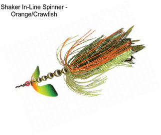 Shaker In-Line Spinner - Orange/Crawfish