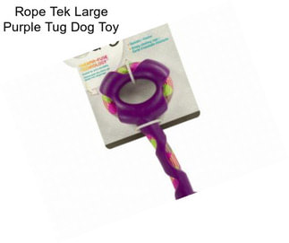 Rope Tek Large Purple Tug Dog Toy