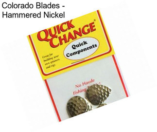 Colorado Blades - Hammered Nickel