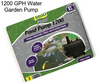 1200 GPH Water Garden Pump