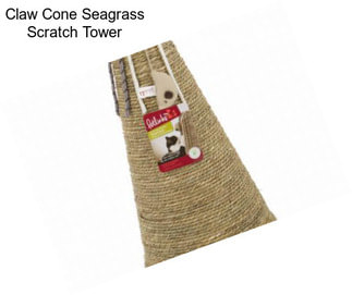 Claw Cone Seagrass Scratch Tower