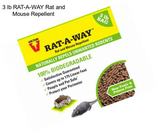 3 lb RAT-A-WAY Rat and Mouse Repellent