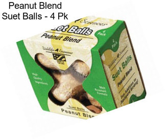 Peanut Blend Suet Balls - 4 Pk