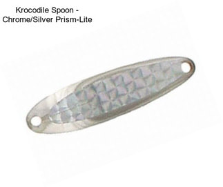 Krocodile Spoon - Chrome/Silver Prism-Lite