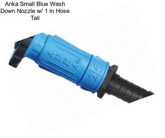 Anka Small Blue Wash Down Nozzle w/ 1 in Hose Tail