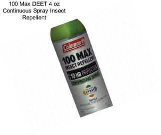 100 Max DEET 4 oz Continuous Spray Insect Repellent