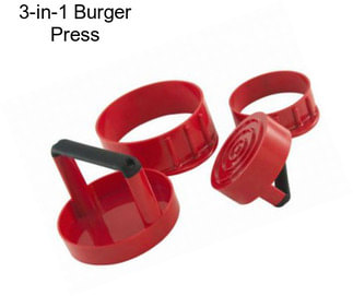 3-in-1 Burger Press