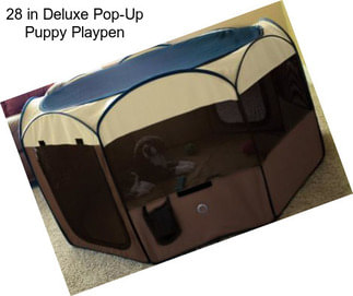 28 in Deluxe Pop-Up Puppy Playpen