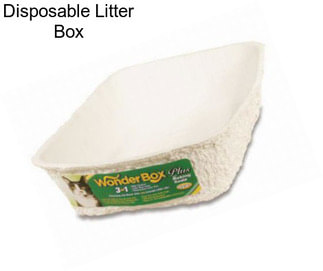 Disposable Litter Box