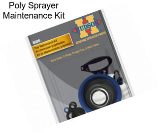 Poly Sprayer Maintenance Kit