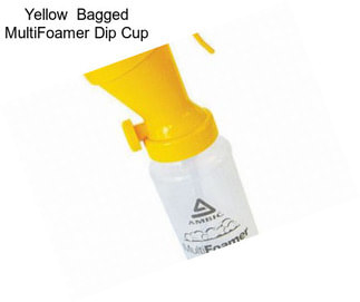 Yellow  Bagged MultiFoamer Dip Cup