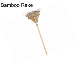 Bamboo Rake