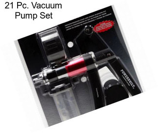 21 Pc. Vacuum Pump Set