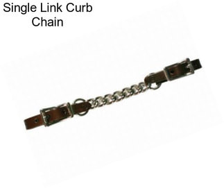 Single Link Curb Chain