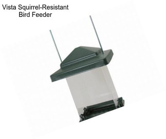 Vista Squirrel-Resistant Bird Feeder