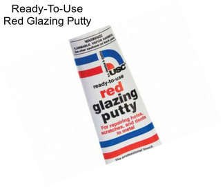 Ready-To-Use Red Glazing Putty