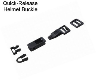 Quick-Release Helmet Buckle