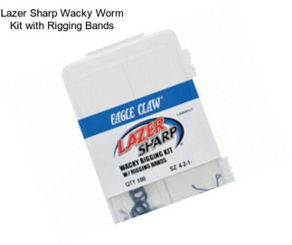 Lazer Sharp Wacky Worm Kit with Rigging Bands