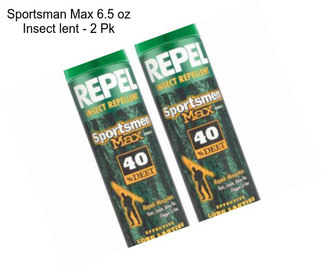 Sportsman Max 6.5 oz Insect lent - 2 Pk