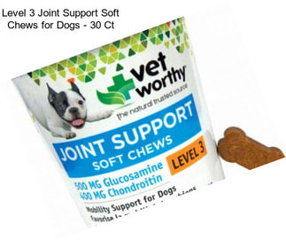 Level 3 Joint Support Soft Chews for Dogs - 30 Ct