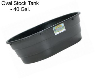 Oval Stock Tank - 40 Gal.