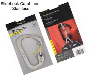 SlideLock Carabiner - Stainless