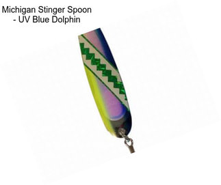 Michigan Stinger Spoon - UV Blue Dolphin