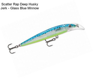 Scatter Rap Deep Husky Jerk - Glass Blue Minnow