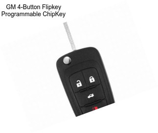 GM 4-Button Flipkey Programmable ChipKey
