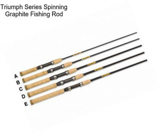 Triumph Series Spinning Graphite Fishing Rod