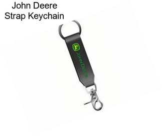 John Deere Strap Keychain