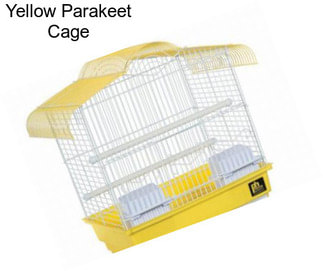 Yellow Parakeet Cage