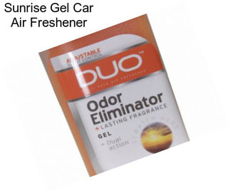 Sunrise Gel Car Air Freshener